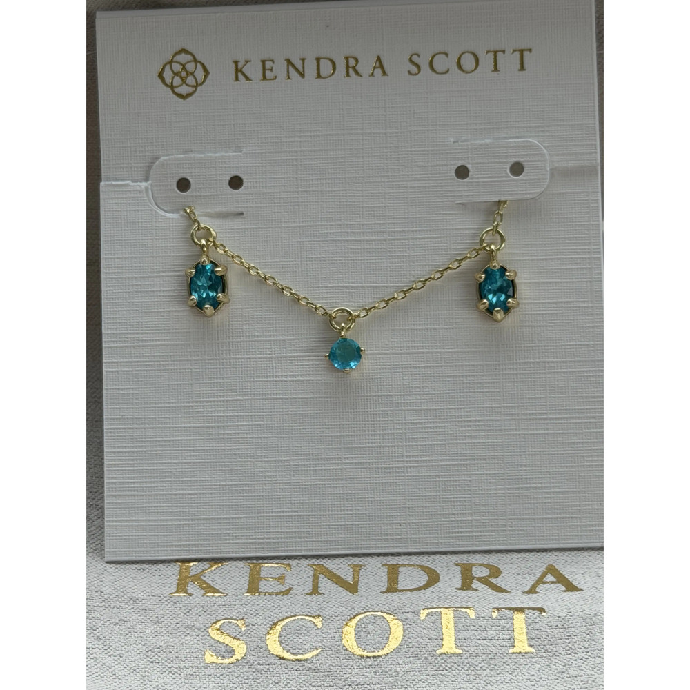 Kendra Scott blue necklace